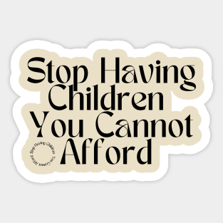 Planing your family Sticker